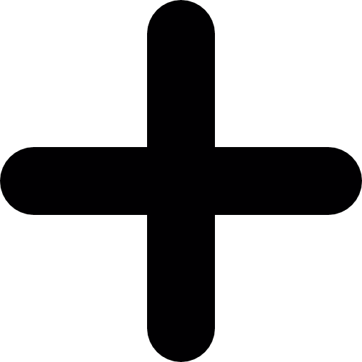 Addition thick symbol plus sign addition sign plus icon