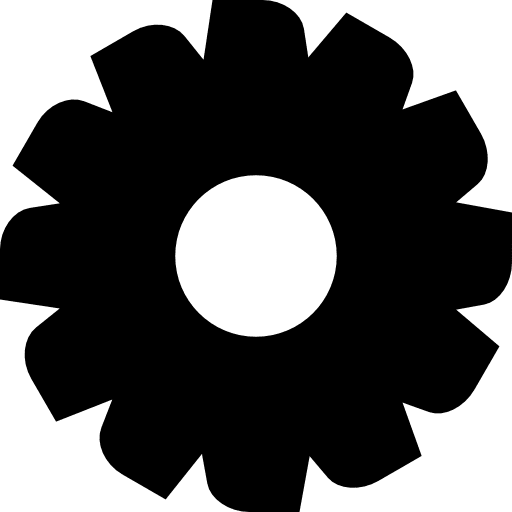 Paper flower floral origami flower icon