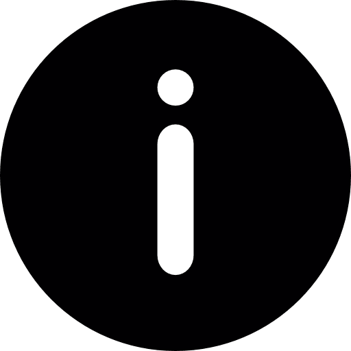 Information point aid question tourism icon