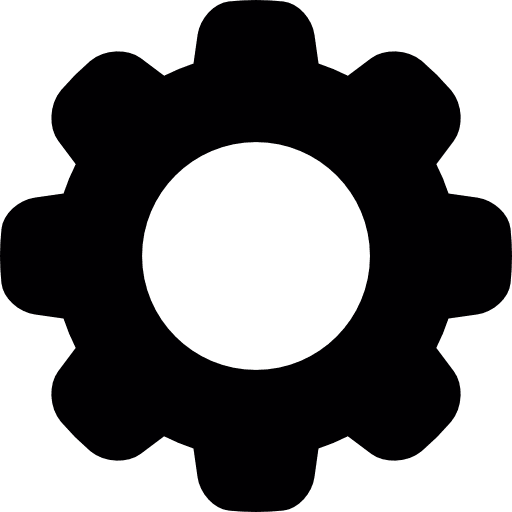 Cogwheel machine part machine wheel setup icon