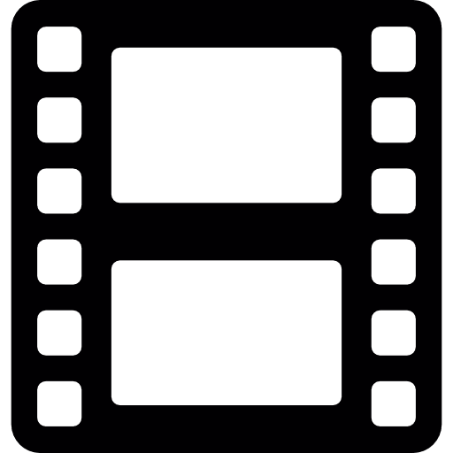 Film strip photograms movie photogram films icon