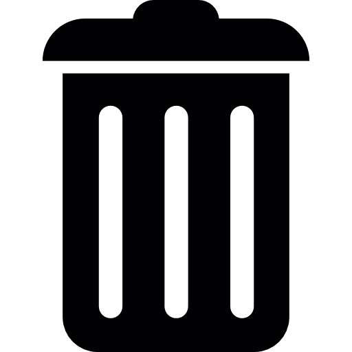 Recycle bin interface recycle garbage icon