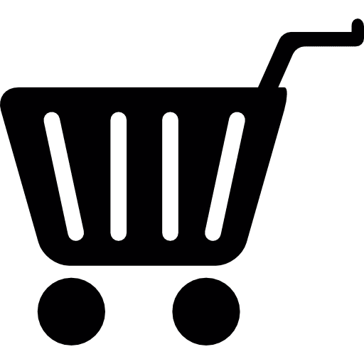 Shopping cart with grills online shop supermarket online store icon