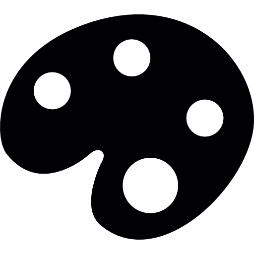 Artist paint palette art colours artistic icon