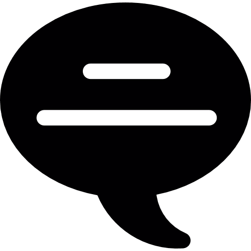 Message bubble speech balloon speech bubble chat icon