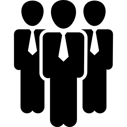 Businessman team people men team icon