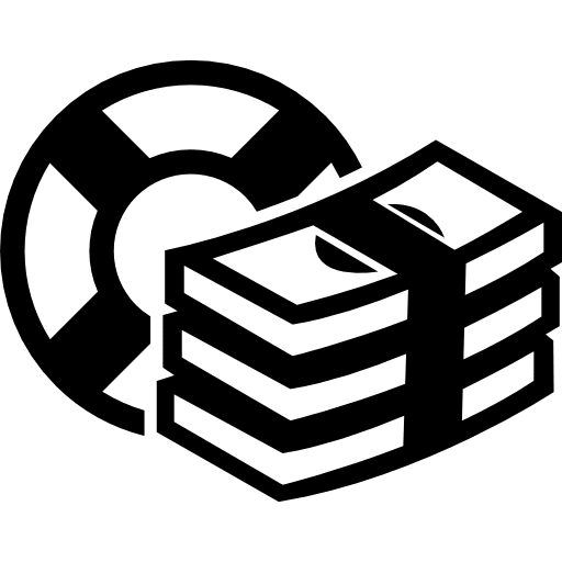 Safety money startup icons safe money icon