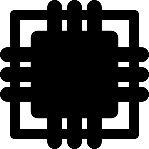 Processor tools and utensils processor computer icon