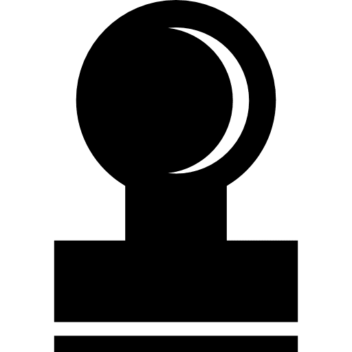 Stamp office tool from side view tools and utensils startup icons side view icon