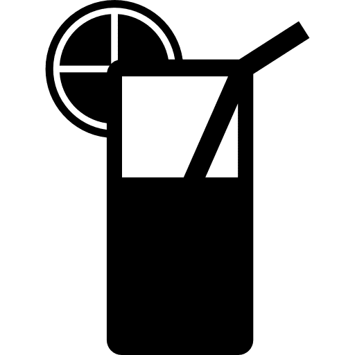 Drink glass drink bar glass icon