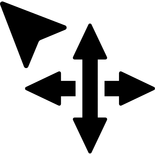 Arrows move tool move interface arrows icon