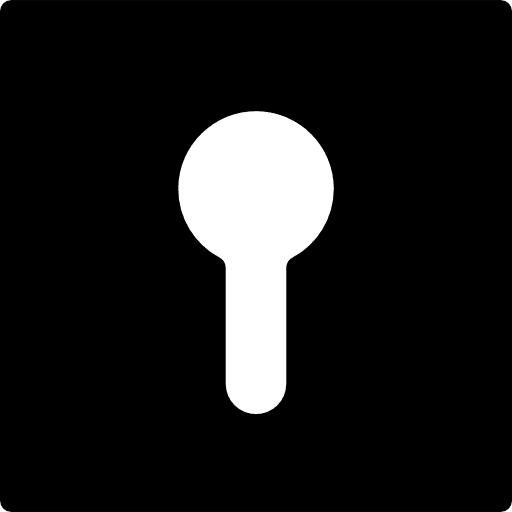 Keyhole door lock lock keyhole icon