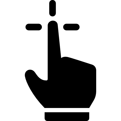 Click gesture gestures gesture click here icon