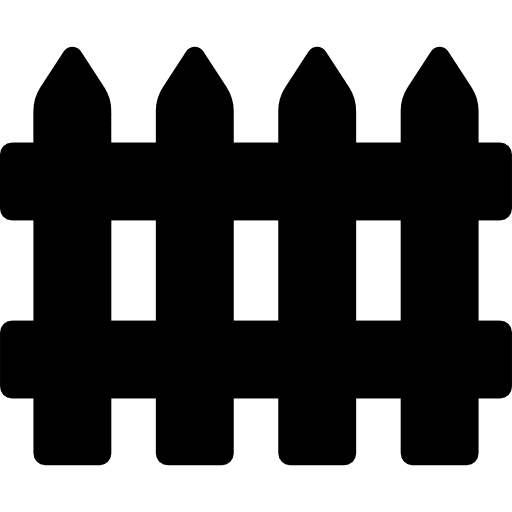 Wooden fence property wood private icon