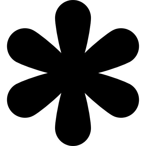 Spring flower nature blossom petals icon