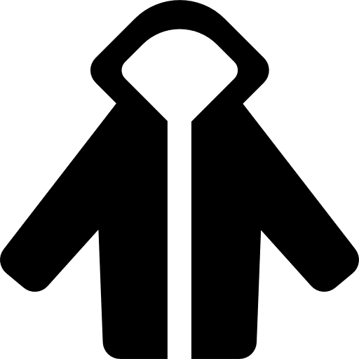 Hoodie warm hood clothing icon