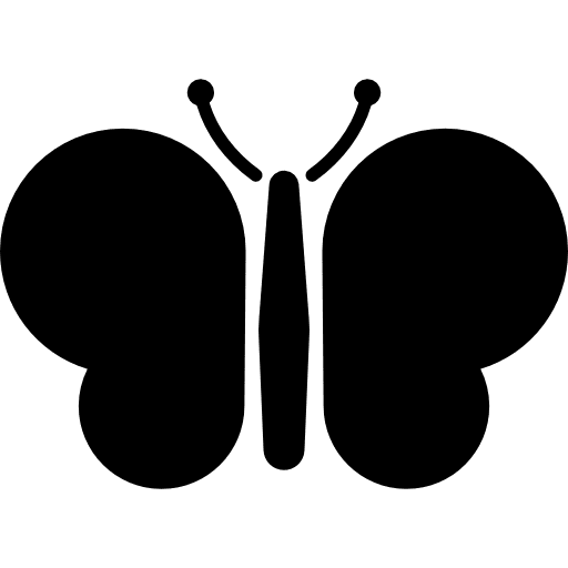 Butterfly animals fly bug icon