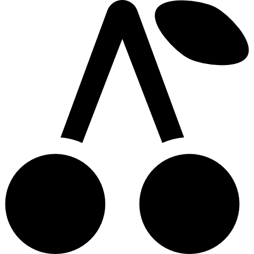 Cherries slot machine fruit cherry icon