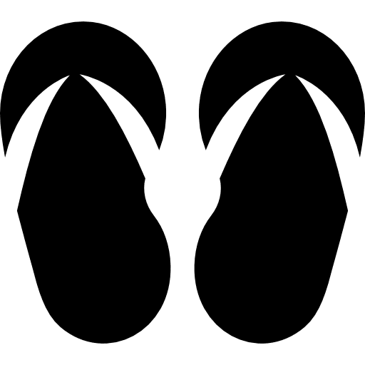 Flip flop slipper beach summer icon