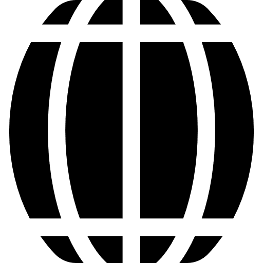 Barrel hogshead shapes container icon