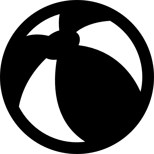 Beach ball play beach ball icon