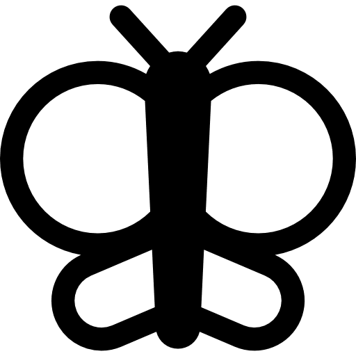 Butterfly nature insect butterflies icon