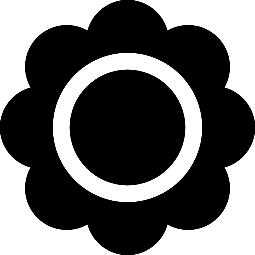 Flower nature spring daisy icon