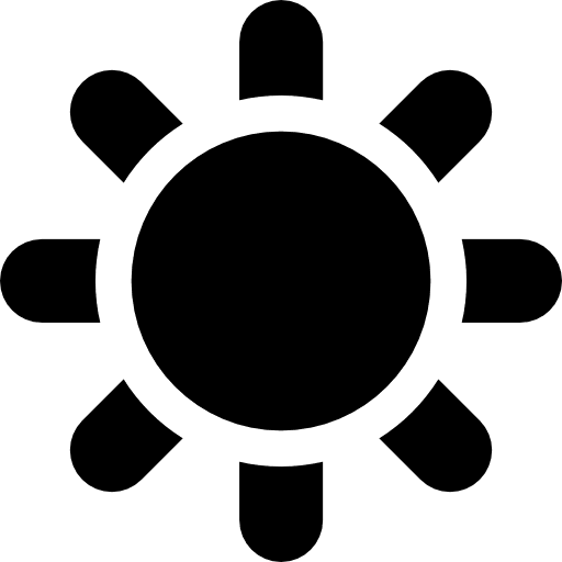 Sun day weather forecast sunny icon