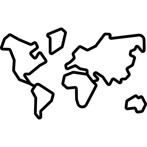 Continents maps and flags world worldwide icon