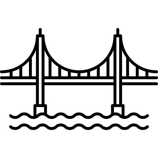 Golden gate bridge monuments bridges empire state building icon