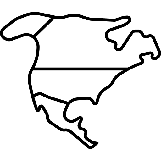 North america united states mexico north america icon