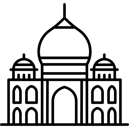 Taj mahal building monuments indian icon