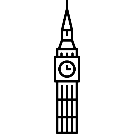 Big ben england london monument icon