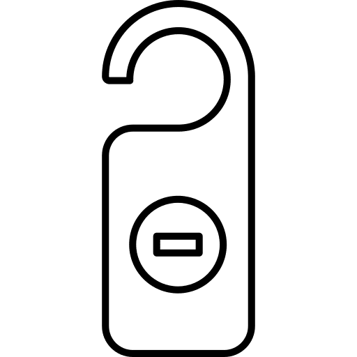 Sign prohibition access other icon