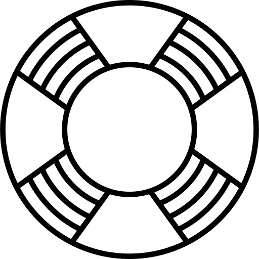 Boat secure help boat icon