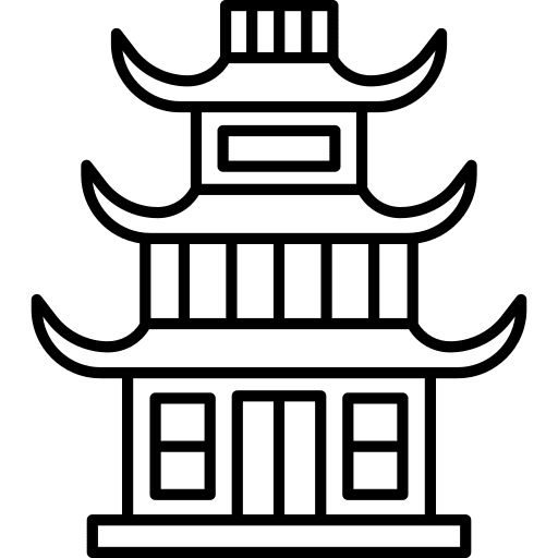 Chinese temple pagoda chinese temple oriental icon