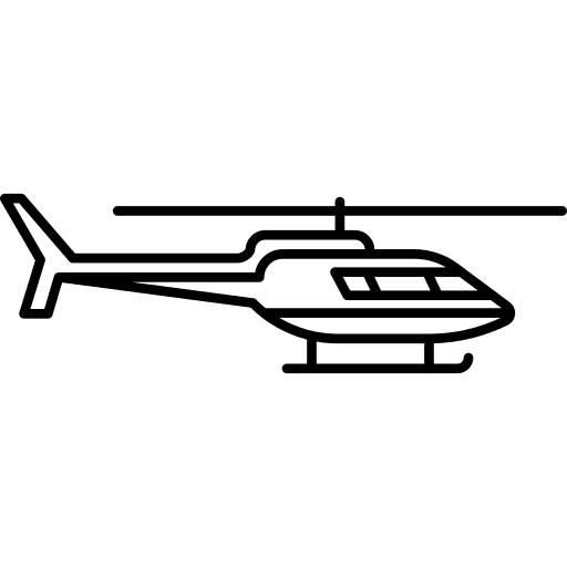 Emergency emergency flight transportation icon