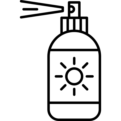 Sun ointment summertime skin beach icon