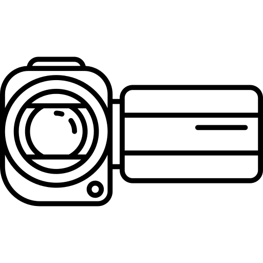 Camcorder lens recorder videos icon