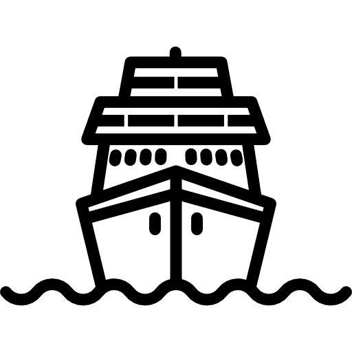 Cruiser vacations boat nautic icon