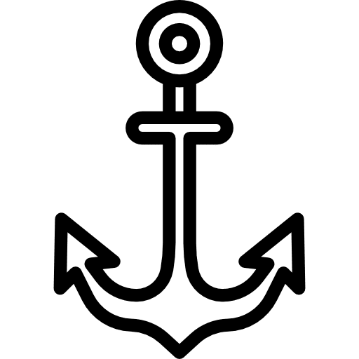 Anchor sailor boat sailing boat icon