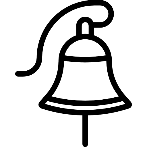 Bell music nautical alarm icon
