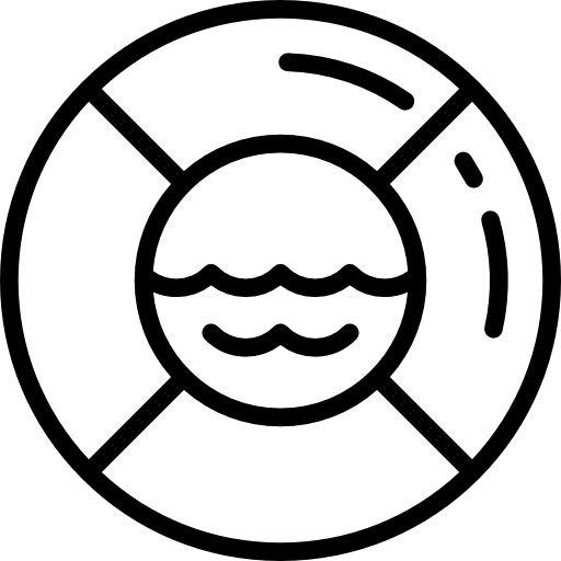Life buoy medical help lifesaver icon