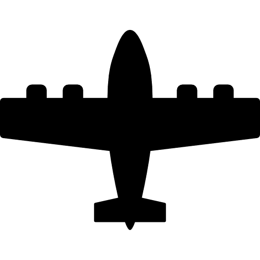 Bomber aeroplane flight plane icon