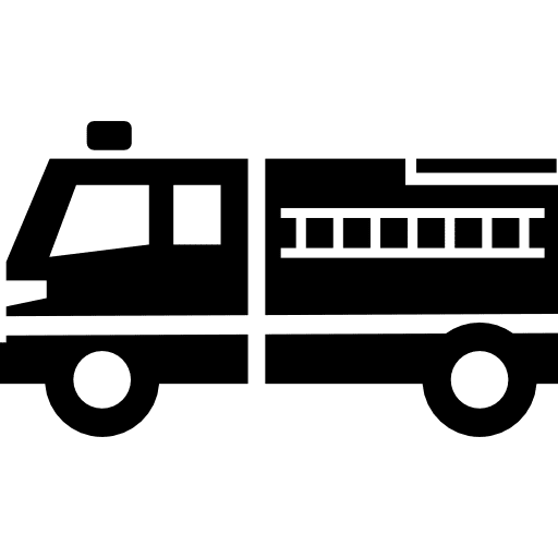 Firetruck truck transport emergency icon