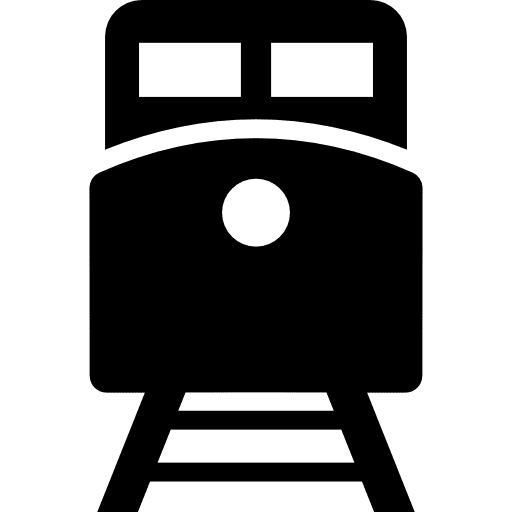 Train railway trains public transport icon