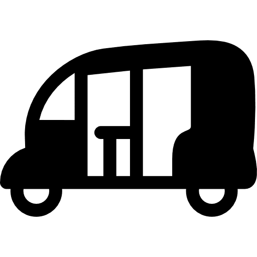 Auto rishaw public transport transport vehicle icon