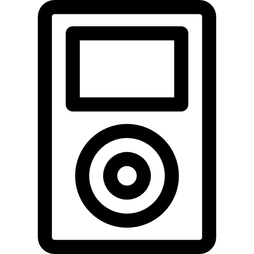 Ipod technology music player portable icon