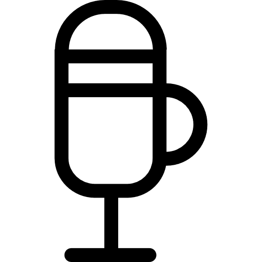 Coffe glass coffee cup food hot drink icon