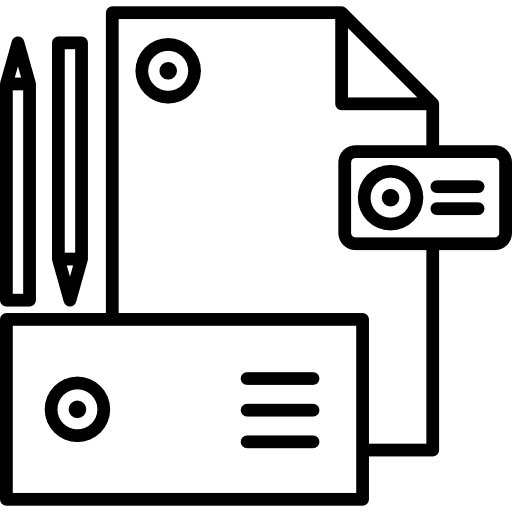 Branding company pencil brand icon